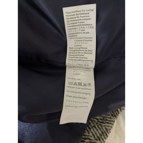 J.Crew Womens Oversized Herringbone Motorcycle Jacket K2383 overcoat Small - Picture 10 of 10